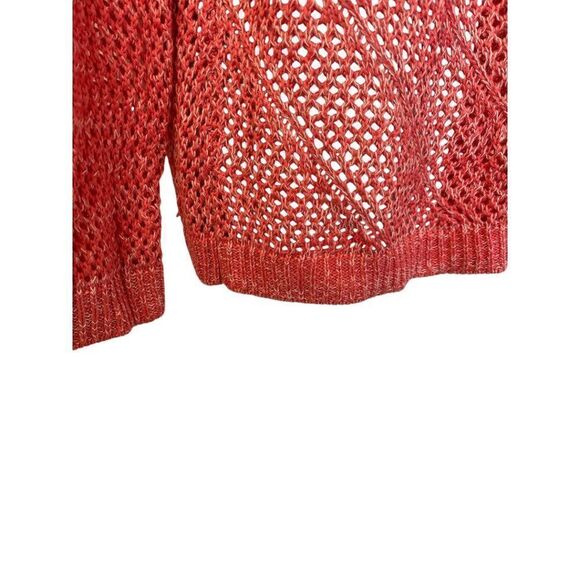 John Paul Richard Coral‎ Open Knit Scoop Neck Layering Sweater Womens Size NWT - Picture 5 of 10